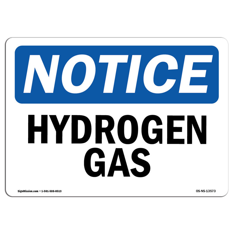 Hydrogen Gas Sign