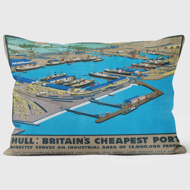 Gulf Square Throw Cushion