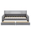 Lit plateforme simple tapissier avec tiroirs de rangement intégrés-1479150386