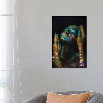 Fish and Oil 1 Piece Wrapped Canvas Painting