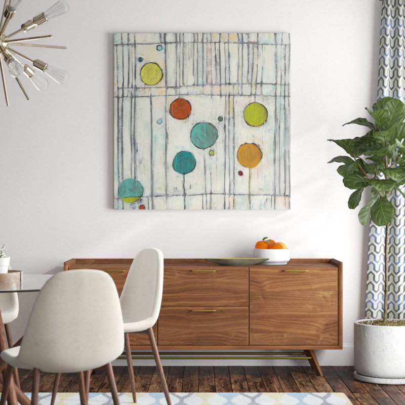 « suspendu arpeggio iv », reproduction d’art sur toile tendue, H 40 po x l 40 po x P 1,5 po