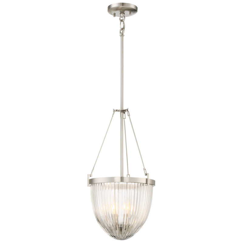 Luminaire suspendu bol unique à 3 lumières Barbosa