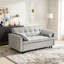 Canapé-lit modulaire 54,30 po Corduroy-129576242