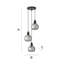 Bellamy 3 - Light Matte Black Pendant-249335970
