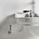 WS Bath Collections Waldorf 21.7'' Glossy White Ceramic Rectangular Bathroom Sink with Overflow