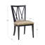 Chaise d'appoint à dossier en croix-465636209
