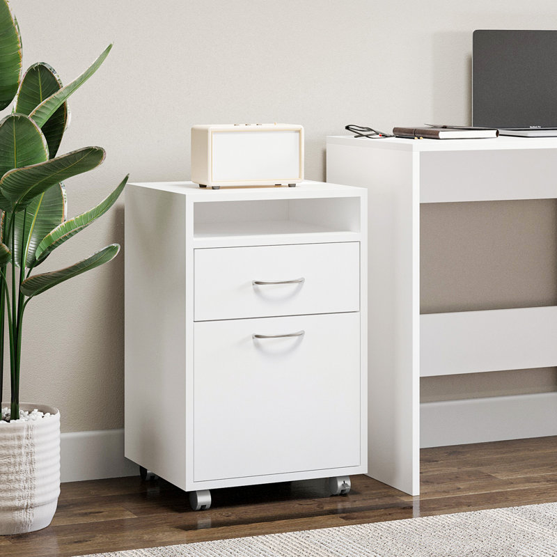 Lemaster 15.7'' Wide 1 - Drawer Filing Storage Cabinet, White