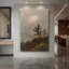 «Gathering Storm» sur Long Island Sound - toile tendue par John Frederick Kensett-581677086