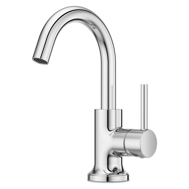 Robinet de salle de bain central 4 po Tenet, Chrome poli