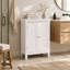 Armoire de salle de bain autoportante l 26 po x H 34 po x P 13 po Nantwich-1154556677