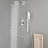 Wall Mounted Waterfall Shower System with Bodysprays