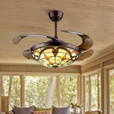 Ventilateur de plafond 42 po avec lumières DEL Stahlman