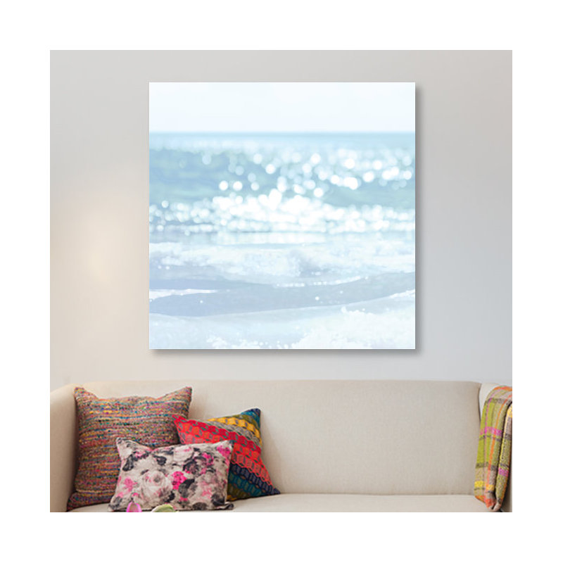« serene reflection i », impression sur toile, H 26 po x l 26 po x P 1,5 po