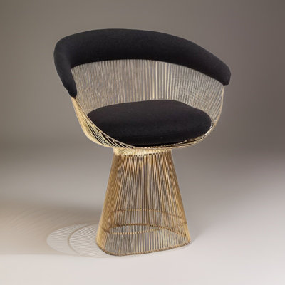 18'' H Upholstered Metal Parsons Chair