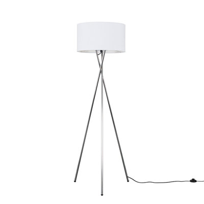 Miron 155cm Camden Tripod Floor Lamp with Large Reni Shade