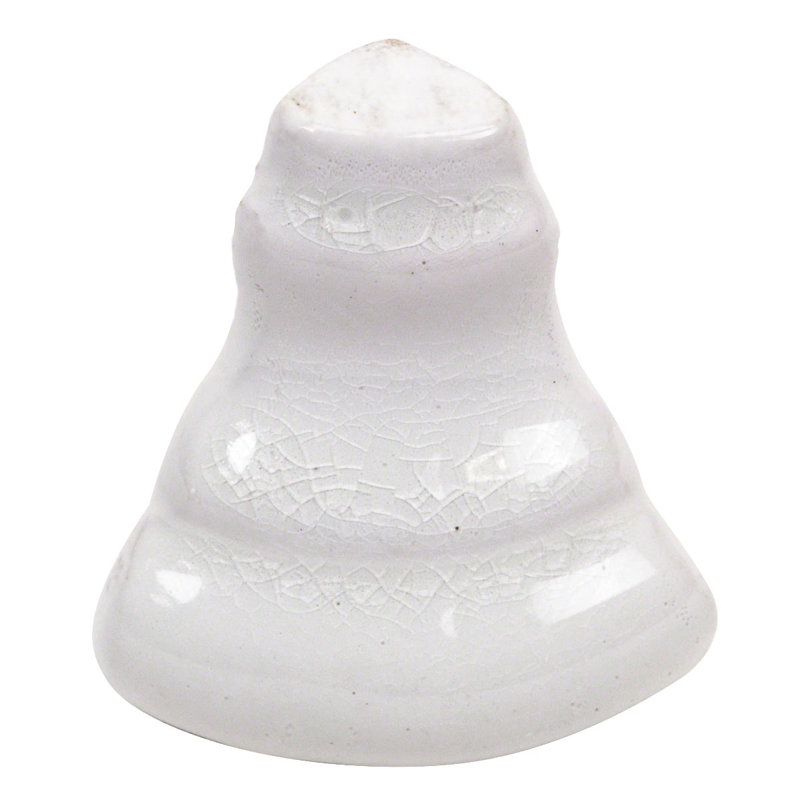 Nabi 1x2 Crackled Glossy Glass Chair Rail Corner Piece