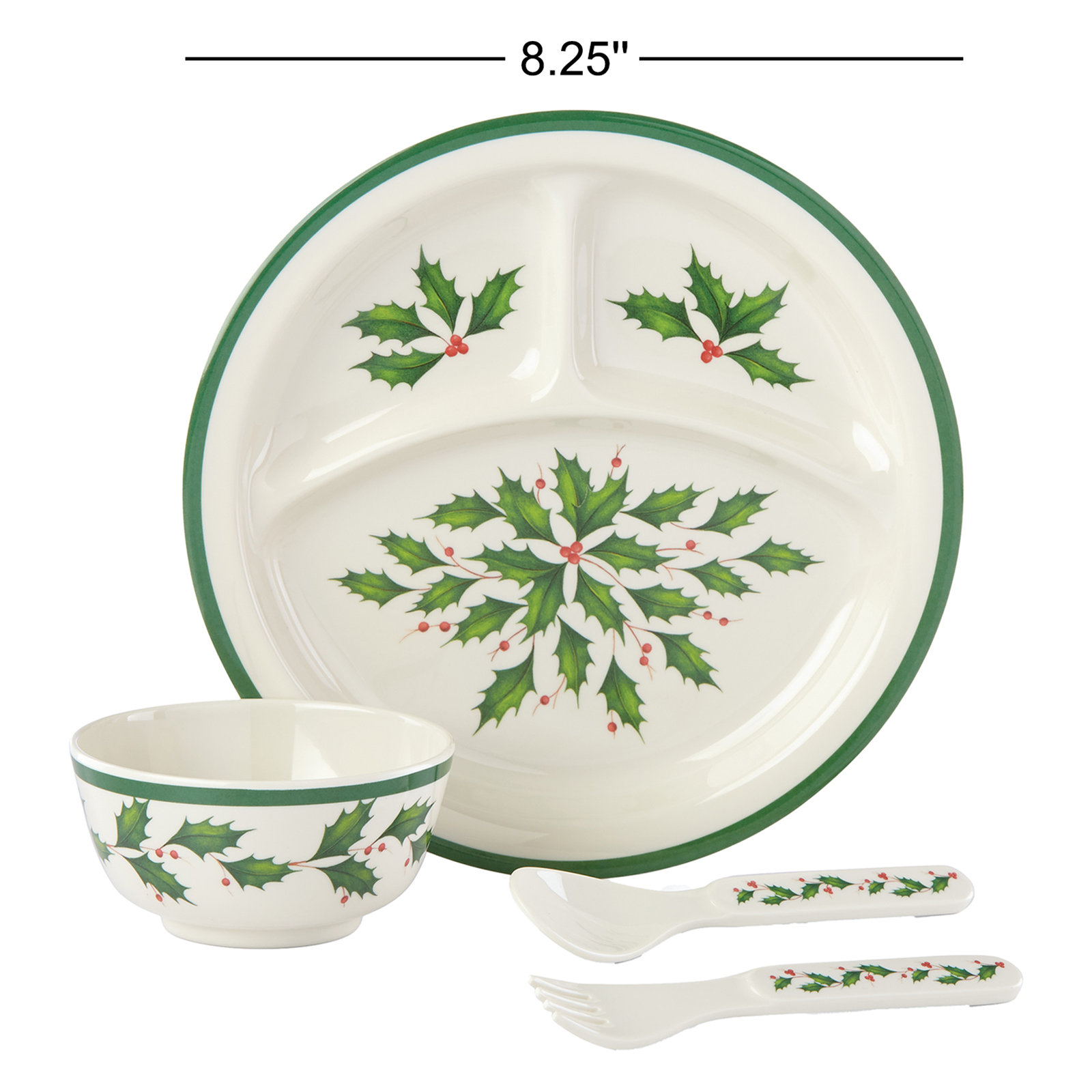 Holiday Melamine Dinnerware Set