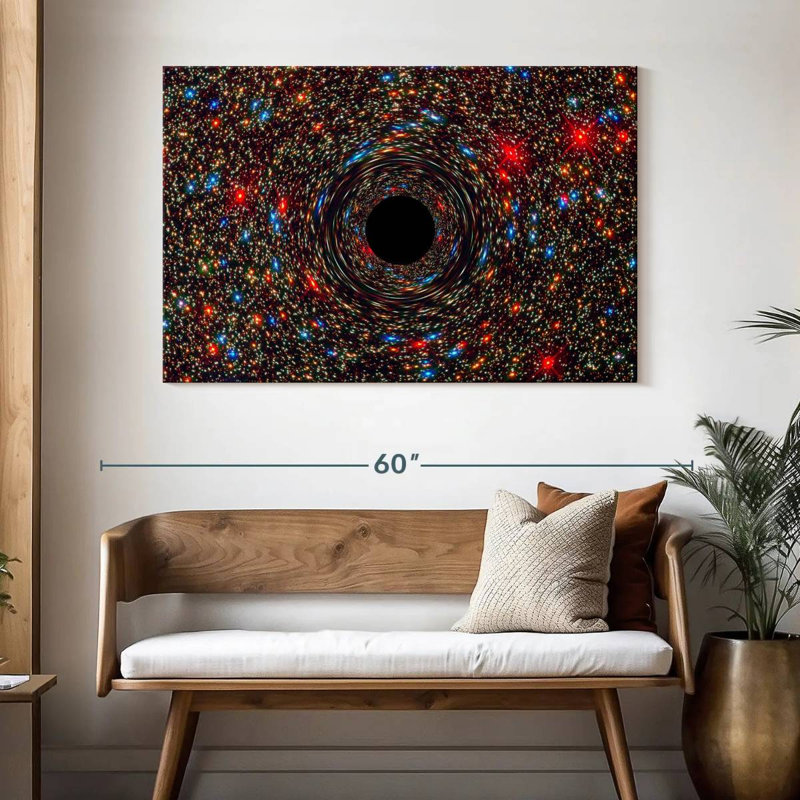 Oberle Galaxy M87 Black Hole, 32" H x 48" W