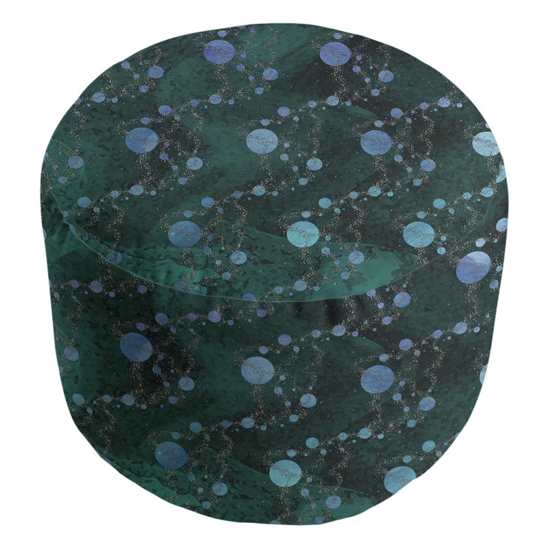 Repose-pieds Avicia, Vert olive / gris clair