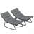 Porch Chairs,2 Pieces Outdoor Rocking Chairs