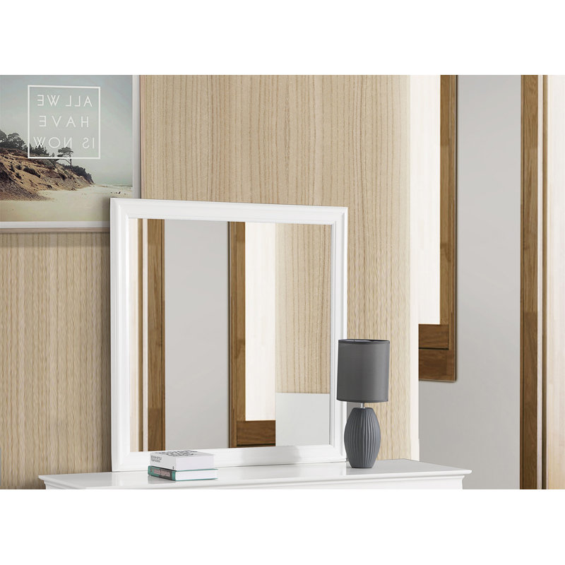 Wall Mirror, White