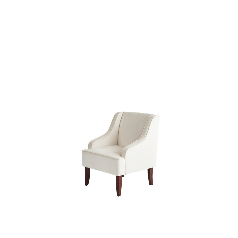 Arkia Velvet Armchair, Beige