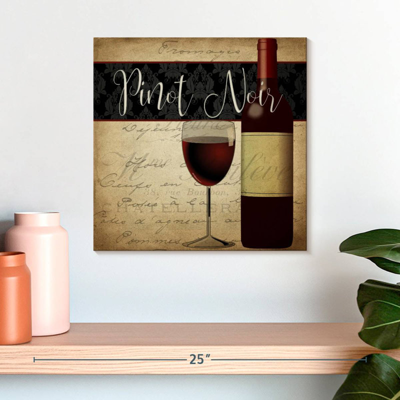 Yarlin Fine Wine III, 16" H x 16" W