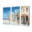 Rue azur en Grèce - ensemble d'art mural Grèce-107754445-107754450
