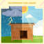 Derick Solid Wood Dog House