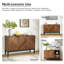 Buffet de rangement à tablette à chevrons avec tablette réglable 47 po-1660725365