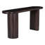 Console ovale en bois brun Tuxe-249357039