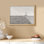 «Nautical Serenity Sailing Ship at Sea Illustration Modern Minimalist Relax Multicolor Wall Art» sur papier