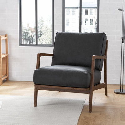 Ella Leather Accent Chair