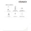 Robinet de lavabo vasque H 12 po avec bonde escamotable Tinian-120842582