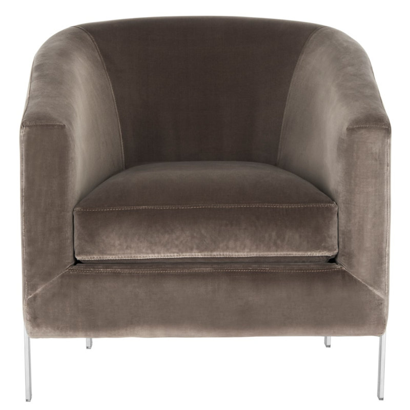 Fauteuil demi-tonneau, Gris de Giotto