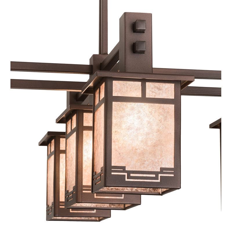 Egremt 5 - Light Dimmable Square / Rectangle Chandelier