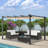 13 Ft. W X 10 Ft. D Aluminum Pergola with Canopy-66752802