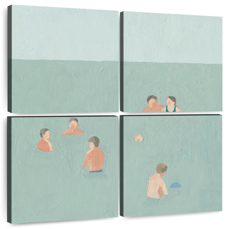 Senne The Swimmers II, 50" H x 50" W