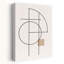 Geometric Line Art Composition 02 by Little Dean - Wrapped Canvas Print-583895979