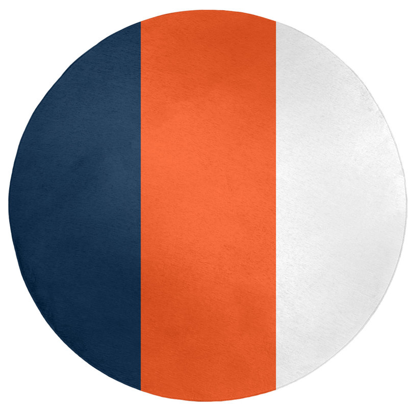 Chenille Indoor Rug, Round 5'