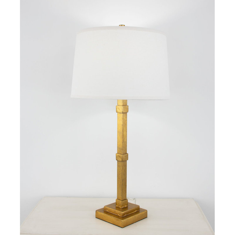 Irina Table Lamp, Gold Leaf