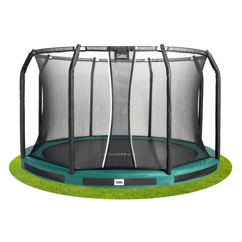 Salta Premium Ground Including Safety Net 251cm, Green