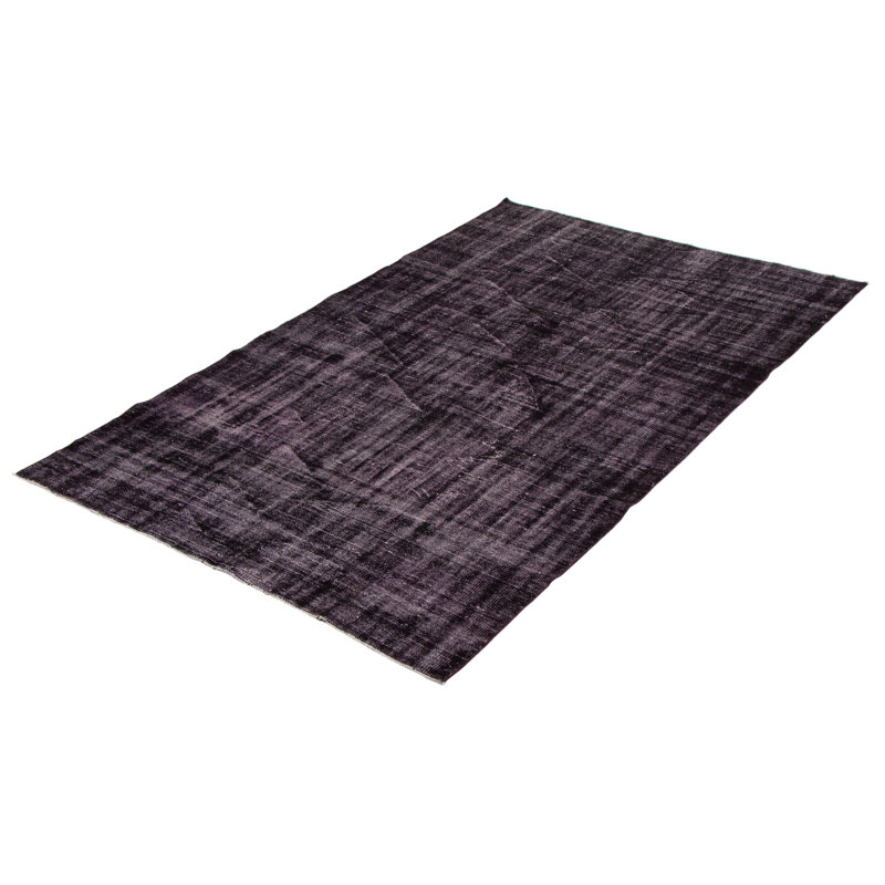 Tapis bourgogne foncé à transition de couleur 5 pi 5 po x 8 pi 8 po