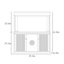 Aquarium 118 gallons rectangulaire brun