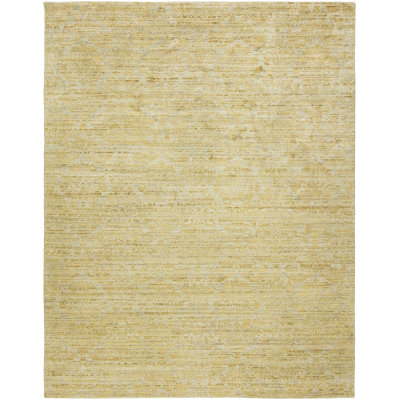 Rossini Floral Area Rug in Gold