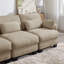 Causeuse modulaire à compression en chenille Camel