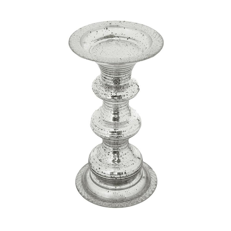 Grand chandelier pilier en verre, H 11,8 po x l 6,1 po x P 6,1 po