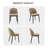 Wooden Dining Chairs Set of,Modern Fabric Upholstered Dining Room Chair, Large Dining Room Kitchen Chairs with High Back and Deep Seat-118036635-118036639