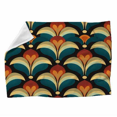 Machine Printed Throw Blanket