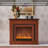 European retro pastoral decorative simulated fire electric fireplace